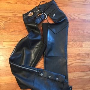 Authentic Harley Davidson Leather Chaps